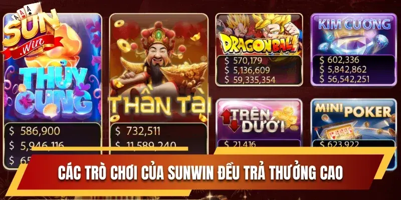 Các trò chơi của 68 Game Bài đều trả thưởng cao